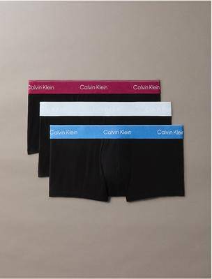 Calvin Klein 3-Pack Icon Low Rise Trunks - Black