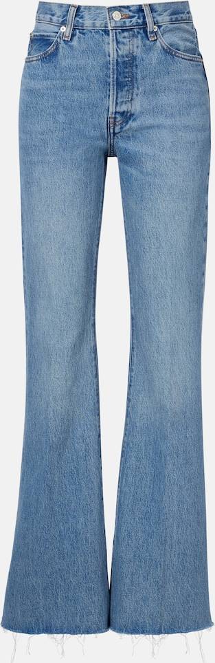 Frame The Lax High-Rise Flared Jeans