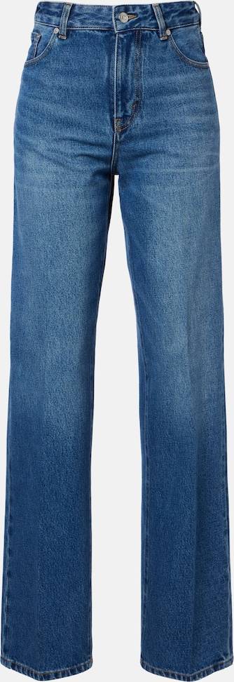 Victoria Beckham High-Rise Wide-Leg Jeans - Blue