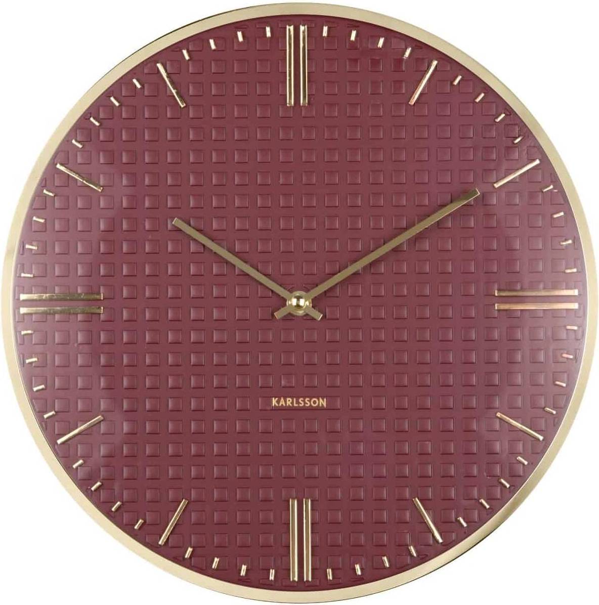 Karlsson Wall Clock Riqueza Rouge Wall Clock 35cm