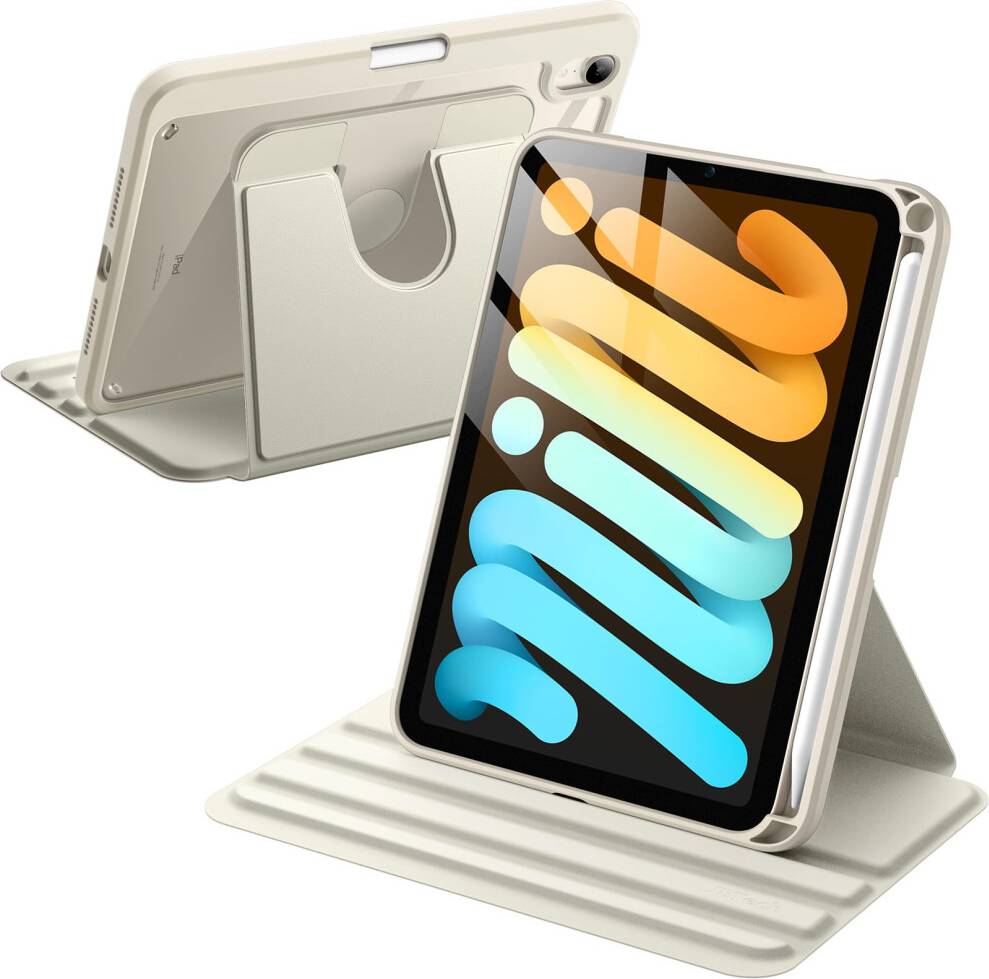 JeTech Rotating Case for iPad Mini A17 Pro 7th Generation