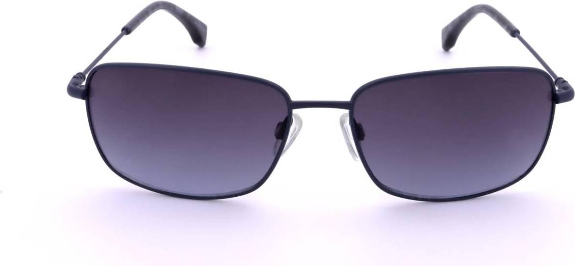 Mens Blue Rectangular Sunglasses - Blue