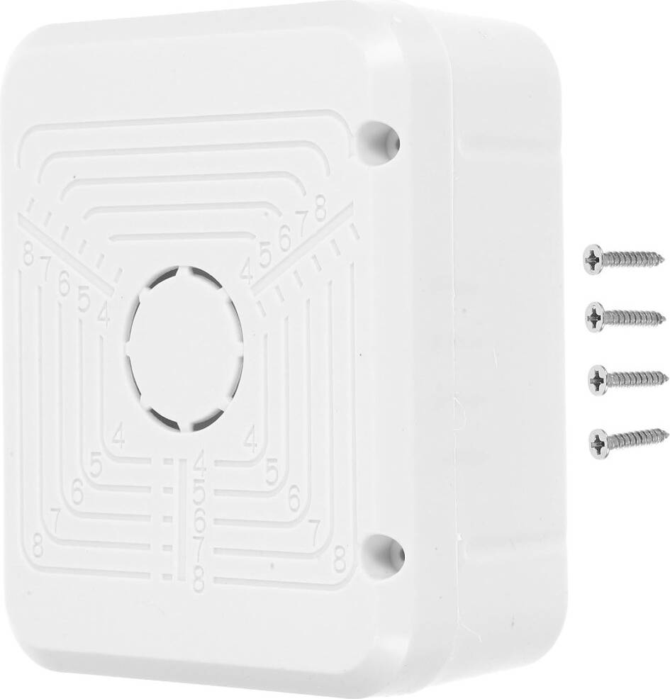 HKHBJS Outdoor Waterproof Camera Junction Box White
