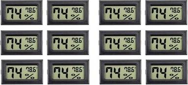 Sodial 12pack Hygrometer Indoor Humidity Meter