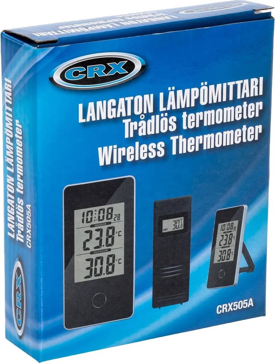 Trådlös hygrometer CRX Termometer Inne Ute Trådlös