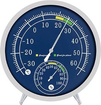 Hygrometer Sodial Metal Temperature Humidity Meter Hygrometer