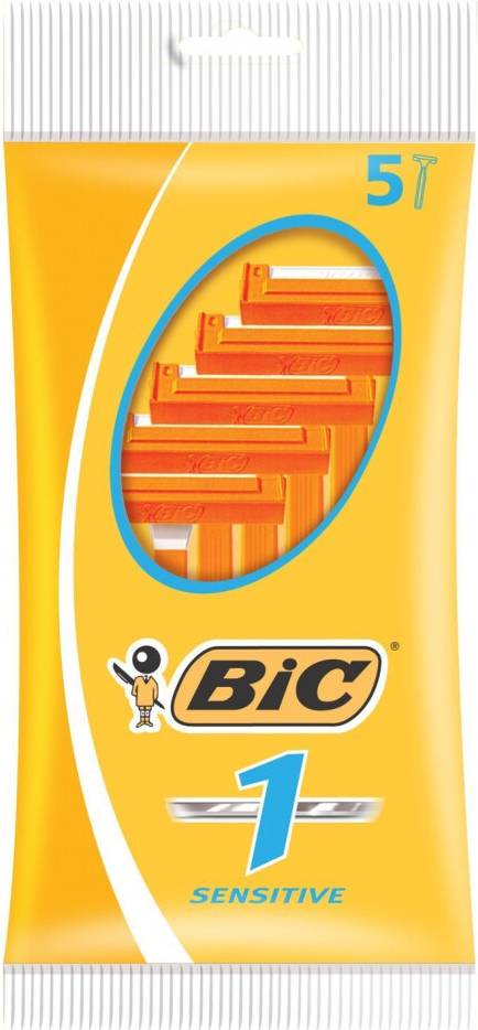 Bic 1 Sensitive Disposable Razor Pack 5