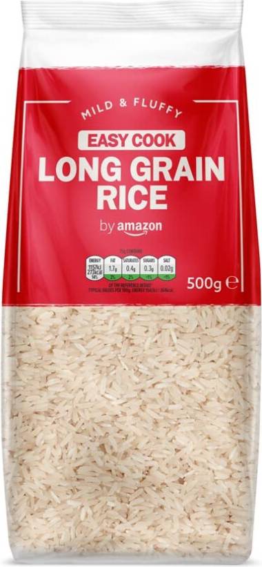 Amazon Easy Cook Long Grain Rice 500g