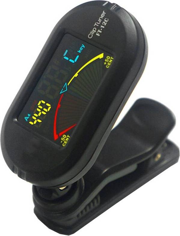 Kepptory Guitar Tuner LED Screen Clip 360 Rotating Display