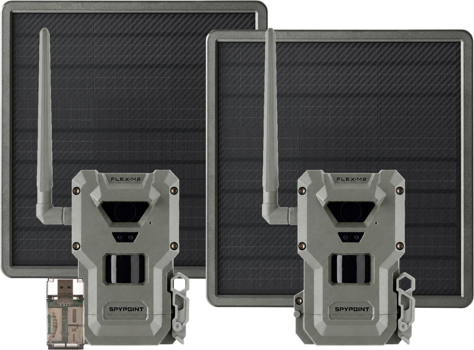 SpyPoint FLEX-M2 32MP Trail Camera 2-Pack Bundle