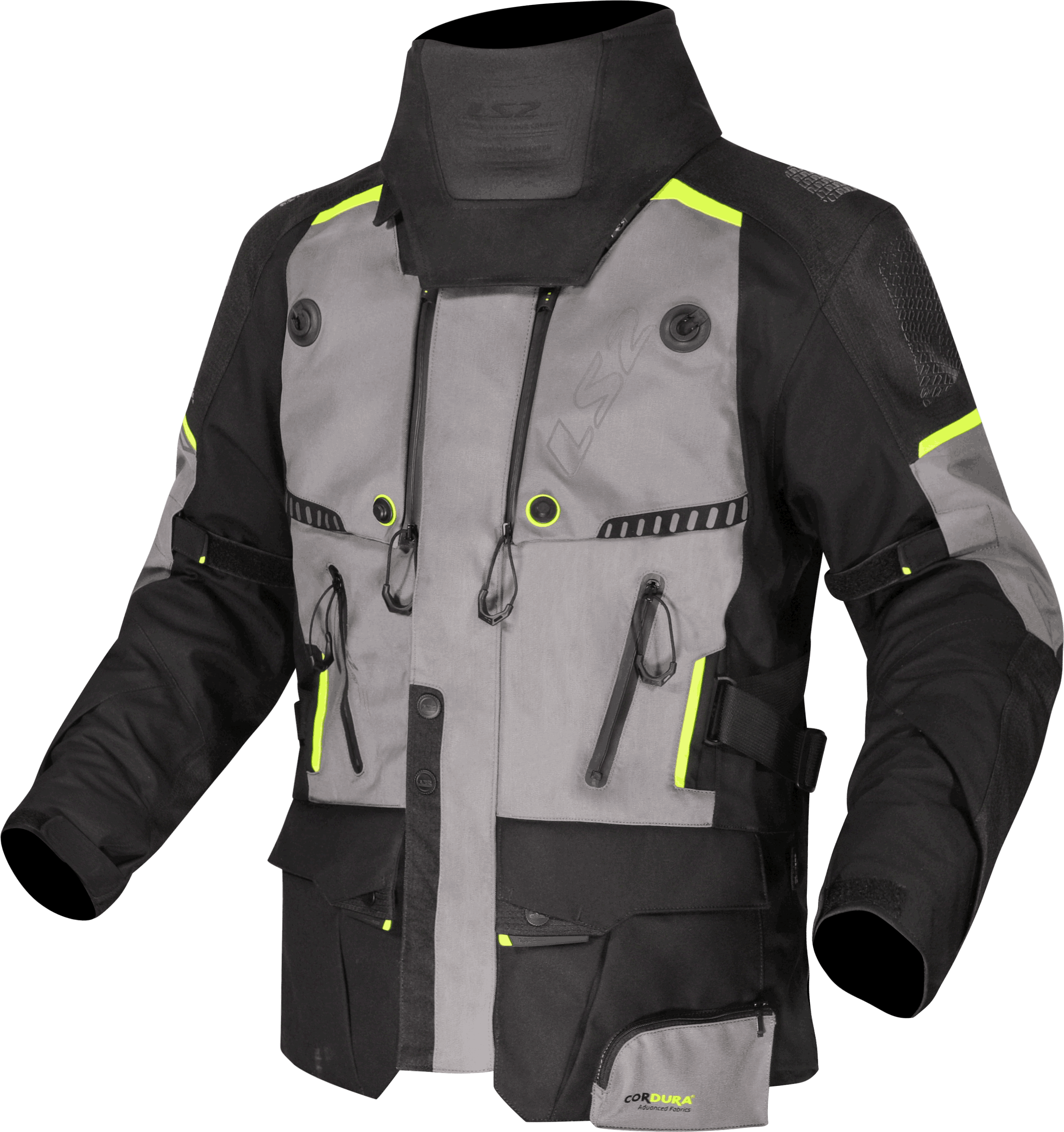 LS2 Textil Apollo Jacket Grey Male
