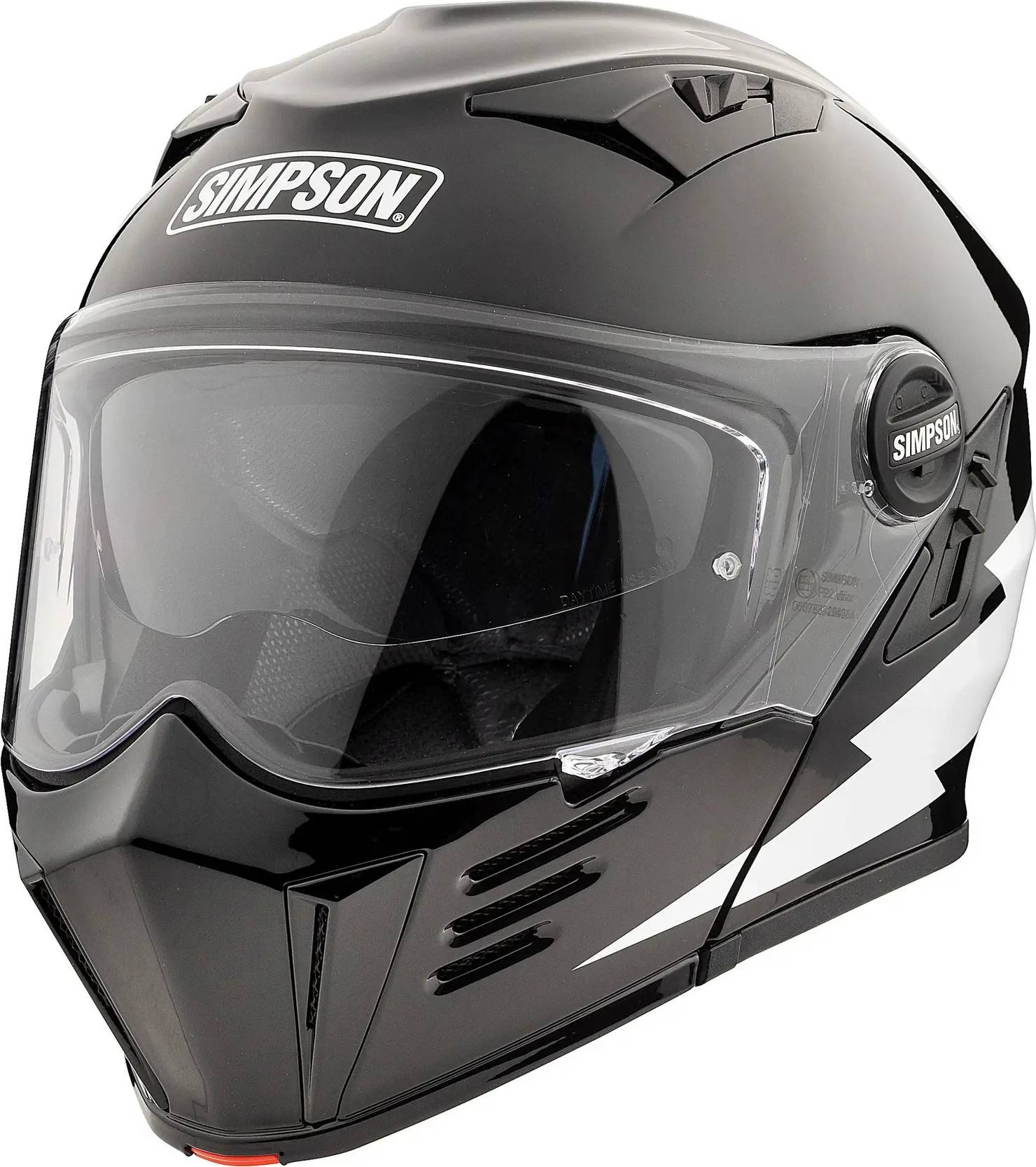 Simpson helmet Simpson Modular Motorcycle Helmet - Darksome