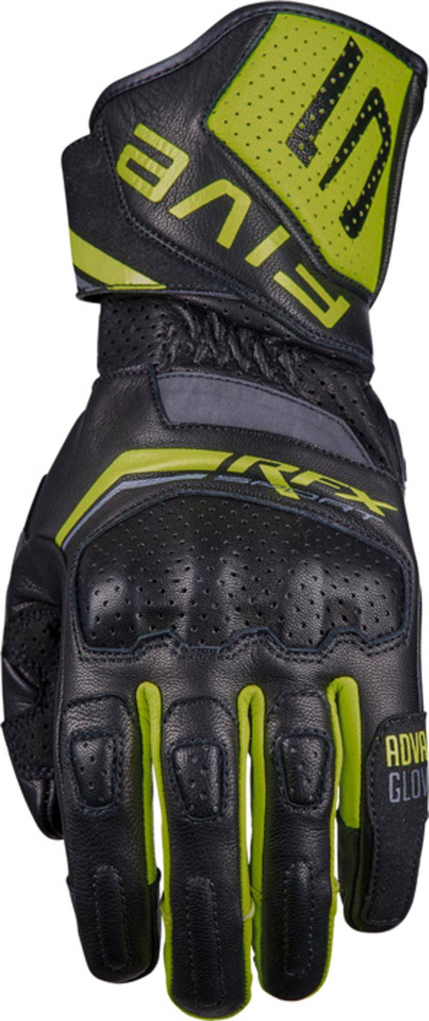 Gants Moto Racing RFX Sport Evo - Jaune Néon