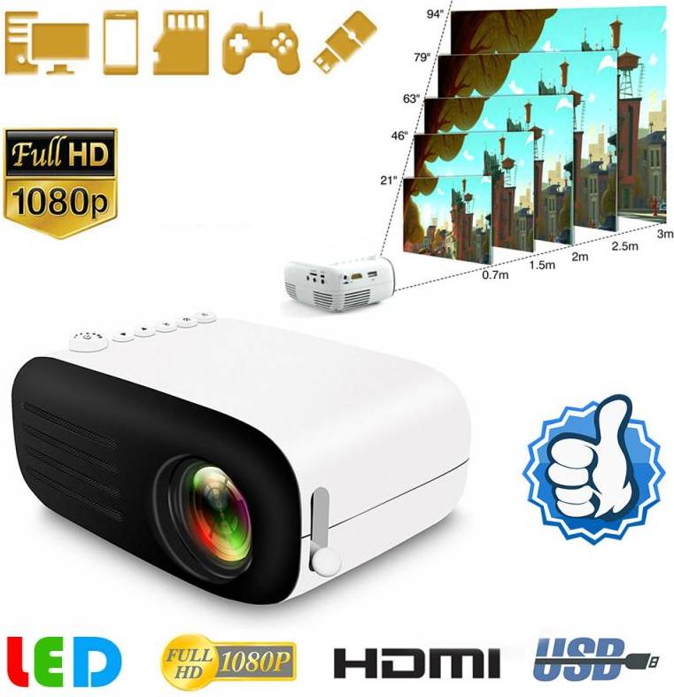 1080P LED Mini Projektor
