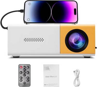 B&Q Compact Portable Projector 480P HD
