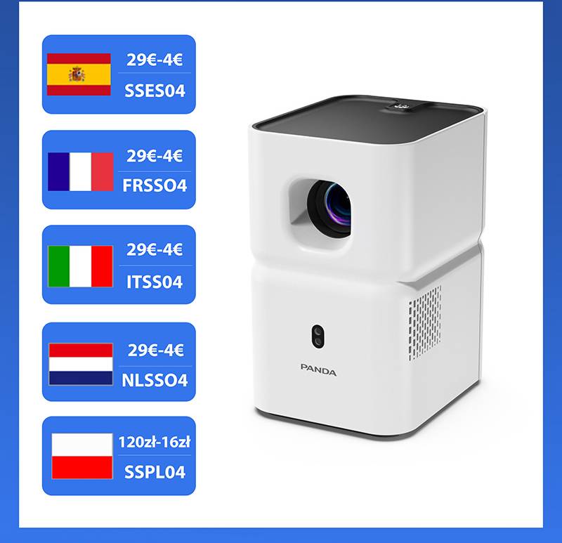 Panda Portable 4K PF03 Smart Native Projector