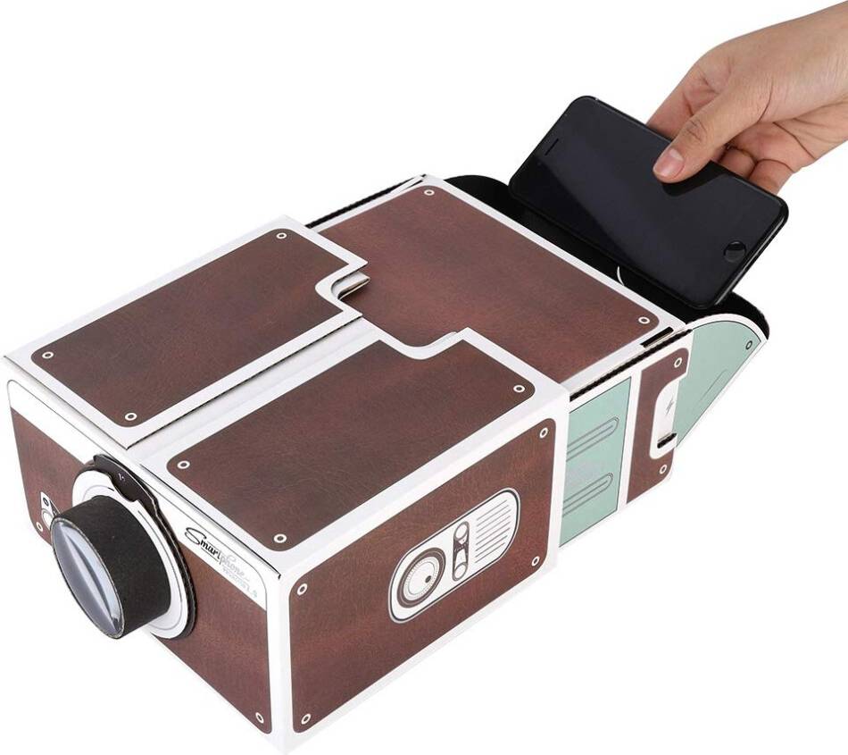 Mini projector for phone Mini Smartphone Projector DIY Kit