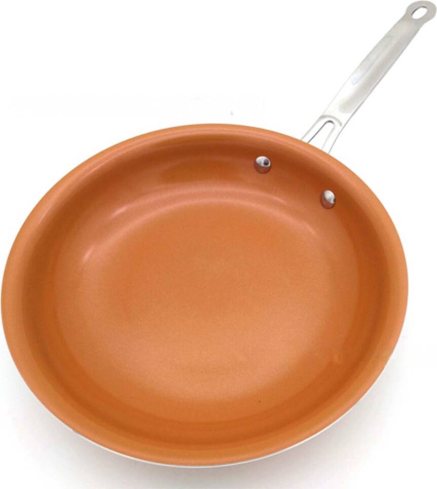Copper Ceramic Frying Pan Non Stick 12 Inch
