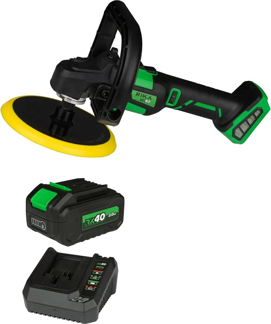 RIKA Rikä RK40 40V Rotary Car Polisher Kit