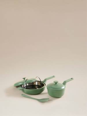 George Green All In One 3-Piece Pan Set Cookware Set