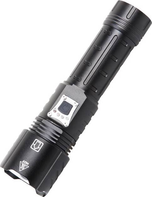 Chronus Rechargeable LED Flashlight 15H Runtime USB-C