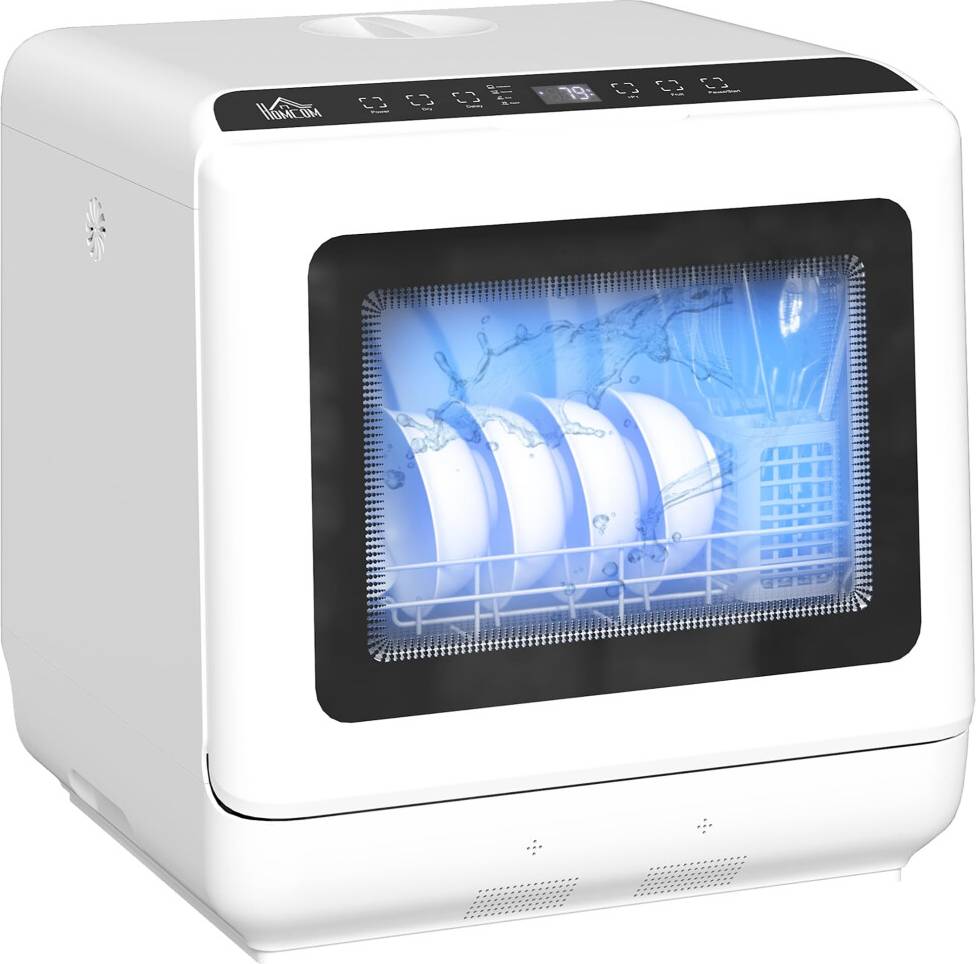 Tabletop dishwasher Homcom Mini Countertop Tabletop Dishwasher