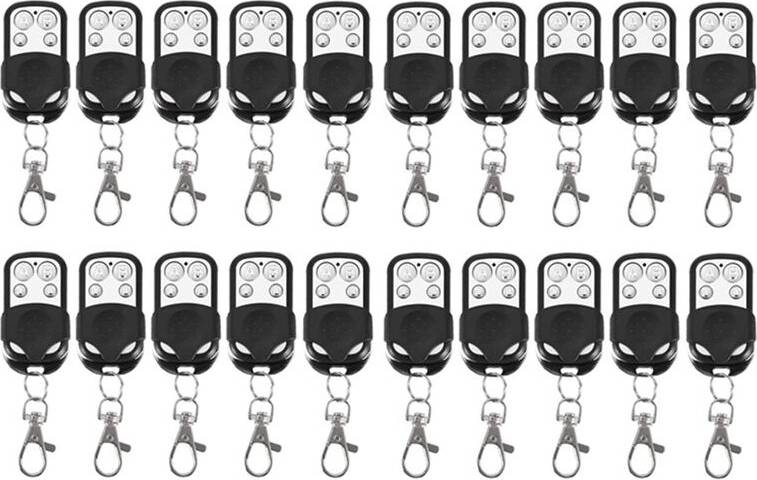 Typecat 20Pcs 433MHz Universal Remote Control