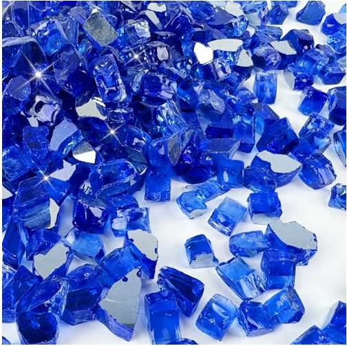 Sunnyglade 10-Pound Fire Glass Rocks