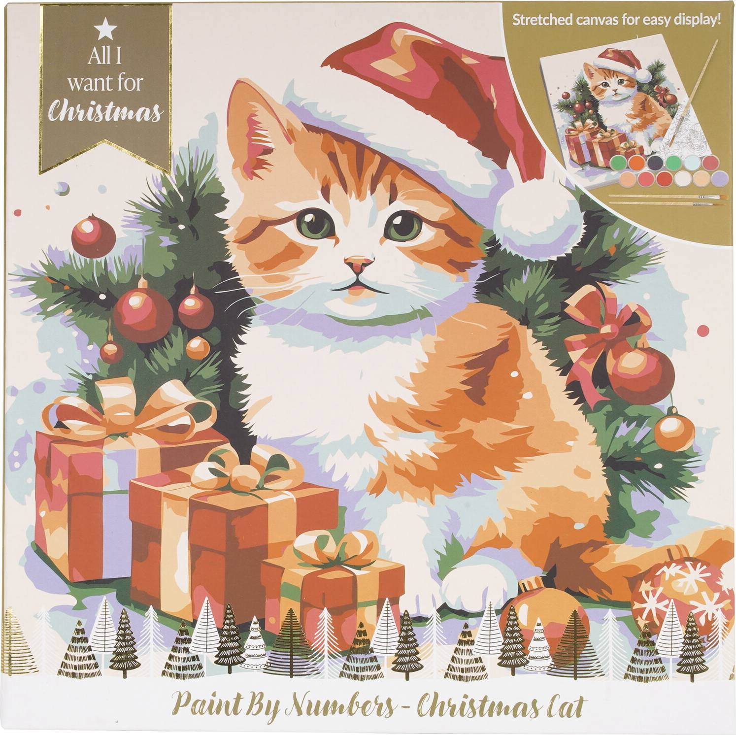 ALL I WANT FOR CHRISTMAS Single Paint Kit