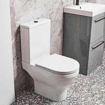 Lindo Open Back Rimless Toilet With Cistern