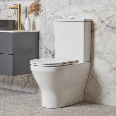 Lindo Closed Back Rimless Toilet With Cistern