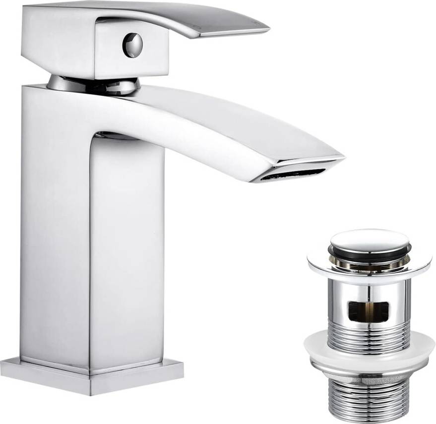 Hapilife Basin Taps Waterfall Square Mixer