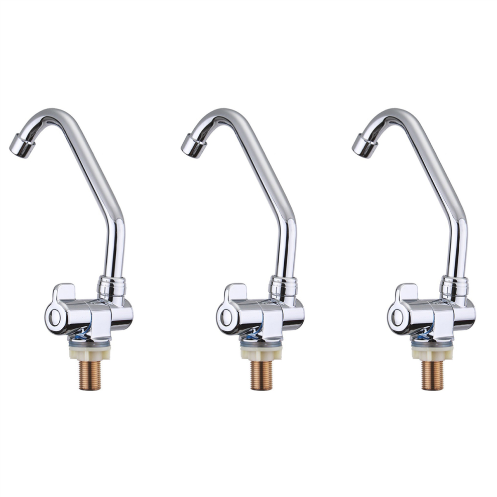 Melitt 3X Foldable RV Faucet Rotating Single Handle