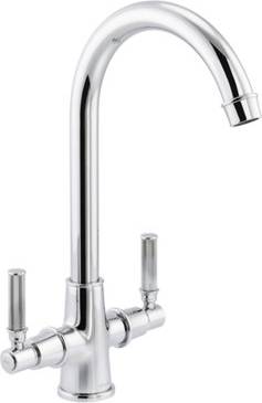 Abode Ridge Chrome Plated Kitchen Lever Tap