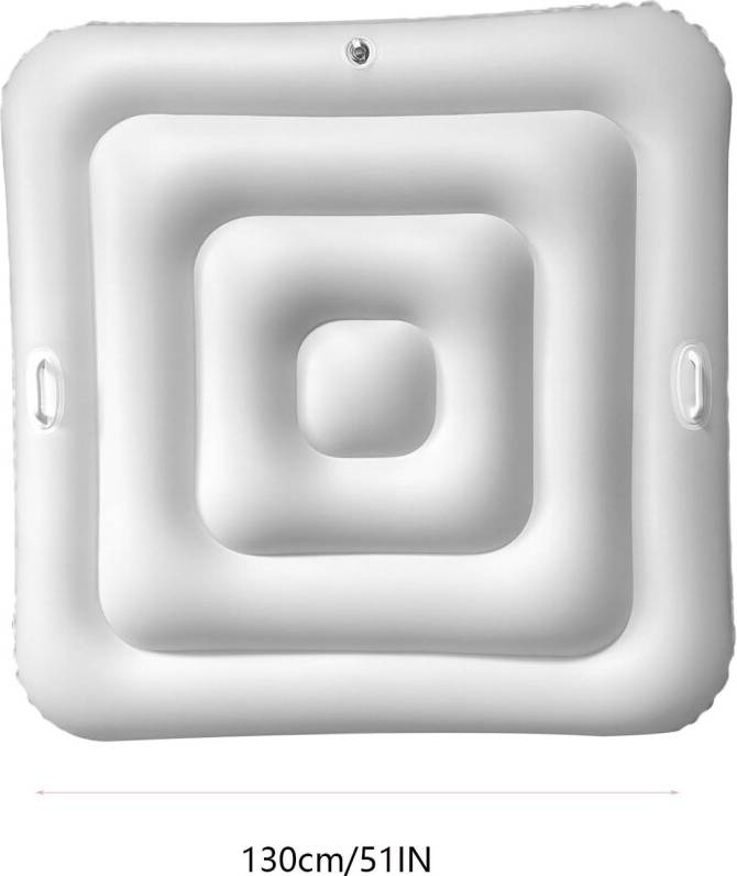 Square Inflatable Hot Tub Cover With Handle