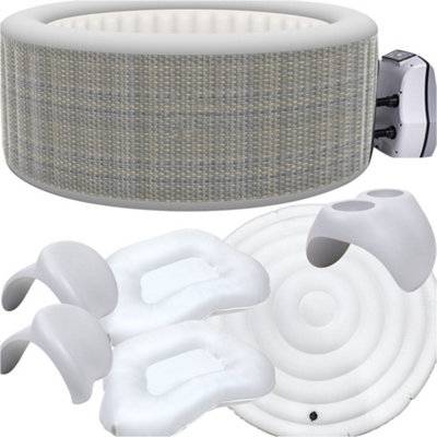 Loops Inflatable Hot Tub Inflatable Garden Hot Tub Smart Pump Set