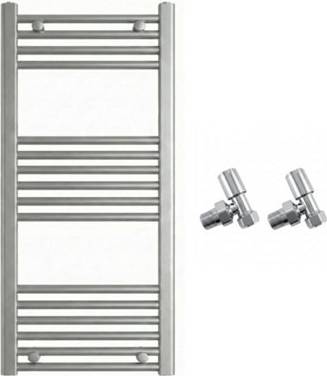 Arko Chrome Towel Radiator With Angled Valves
