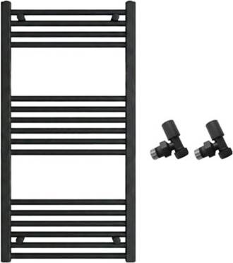 Arko Chrome Towel Radiator With Angled Valves