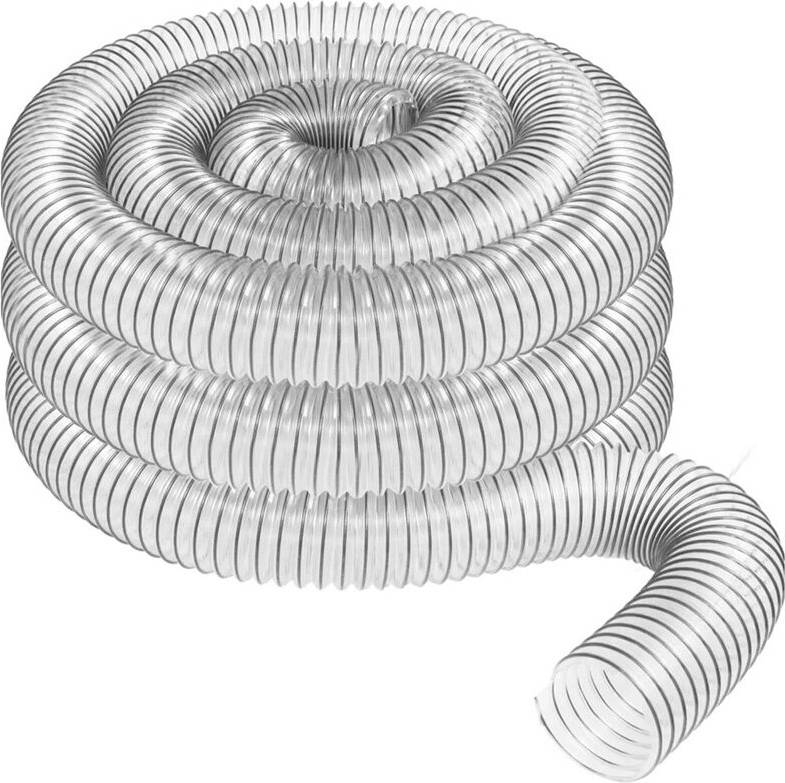 Typecat 2 In OD 50mm Clear PVC Dust Collection Hose