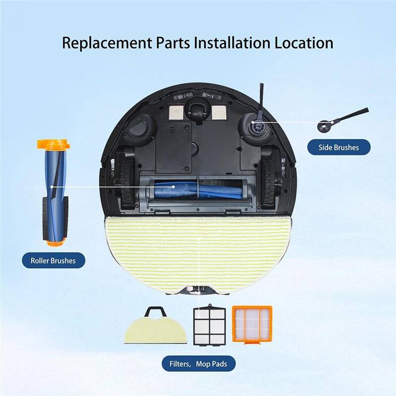 Exogio Ersatzteilset Matrix 2-in-1 Saugroboter RV2400WD RV2402WD Weitere Modelle