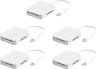 Sodial 4 In 1 Memory Card Reader Adapter Type C USB-C