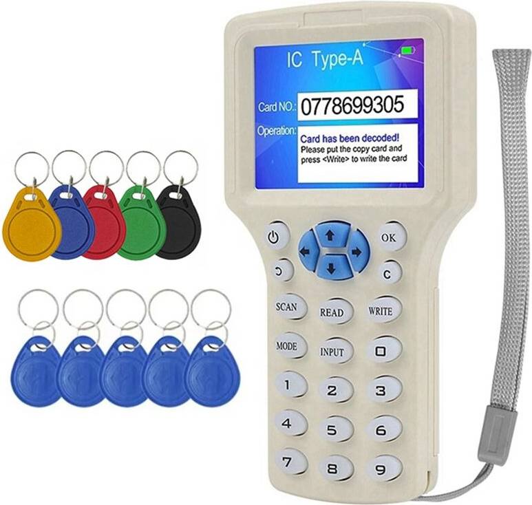 Typecat RFID NFC Card Reader Keychain 125K
