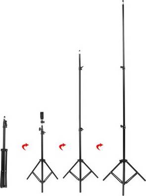 200cm Extendable 360° Rotation Digital Camera Tripod