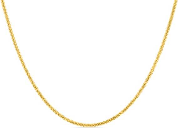 Popcorn Chain Adjustable Necklace