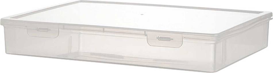 A4 storage boxes Portable A4 File Box Transparent PP Storage Container
