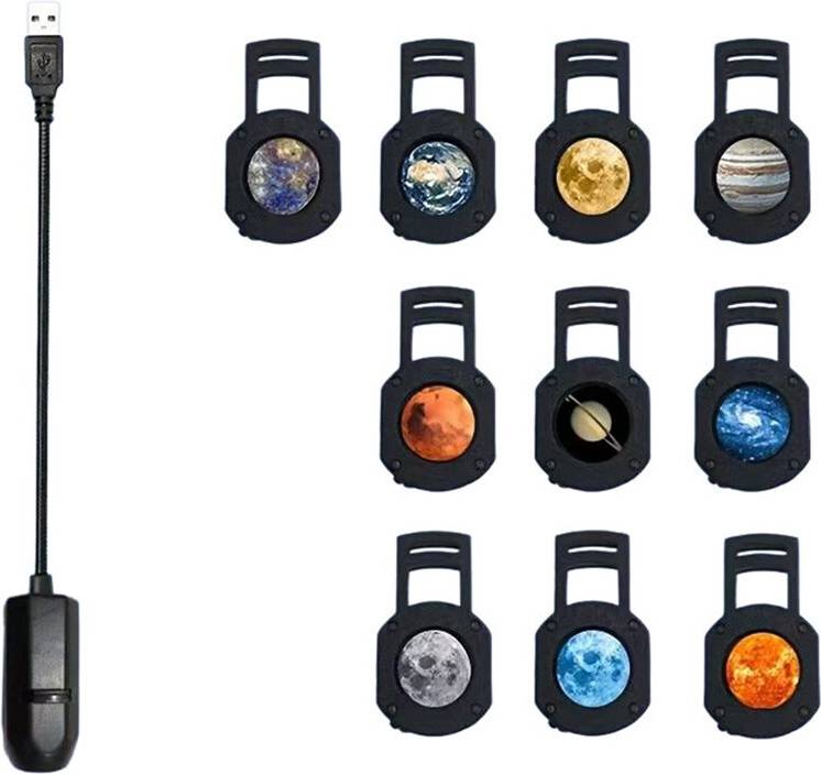 Night light projector LED Planet Projector Light 360 Rotating Night Light
