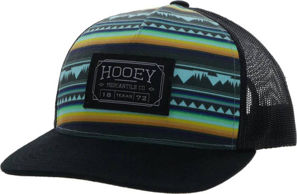 Men's Doc 5-Panel Trucker Cap with Rectangle Patch - Multicolour
