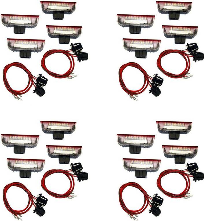 16Pcs Car LED Door Warning Light Projector