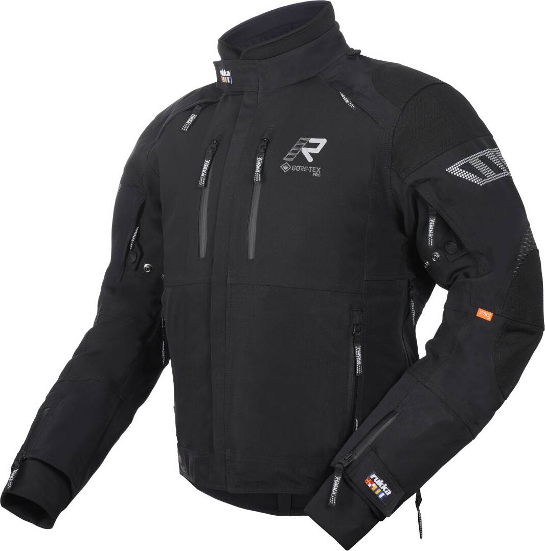 Armageddo-R Veste Textile Moto Imperméable - Noire
