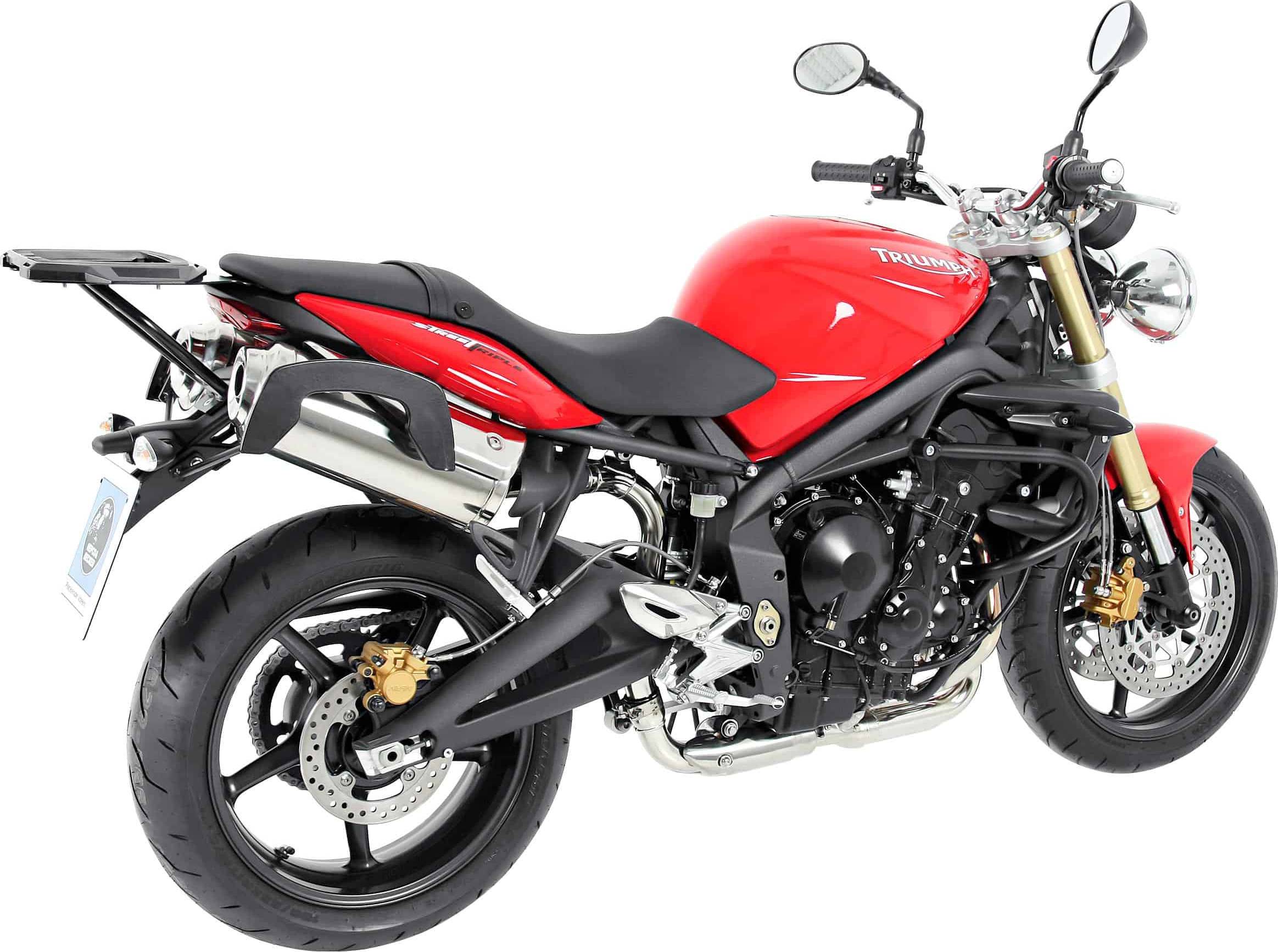 Hepco & Becker Pakethållare Alu-Rack Street Triple R Sort
